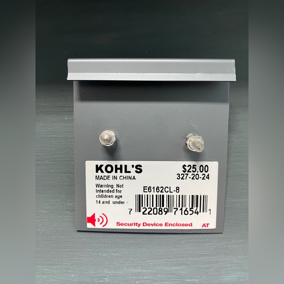 Primrose Genuine Crystal Sterling Silver Earrings - NWT - Picture 2 of 2